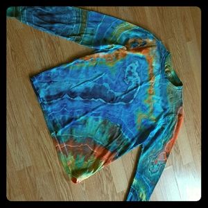 Large tie dye long sleeve